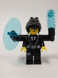 LEGO Minifigure-Agent Curtis Bolt Complete - No Sticker on Shield-Ultra Agents-UAGT013-Creative Brick Builders